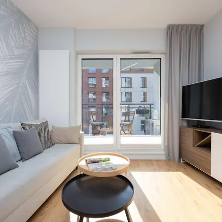 Modern With Air Conditioning And Parking Near The Pge Stadium In By Renters Warszawa